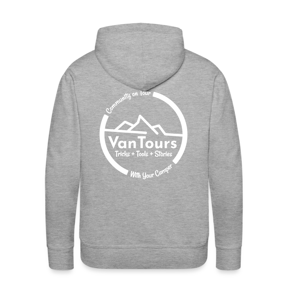 VanTours Männer Hoodie - Grau meliert