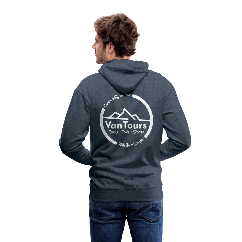 VanTours Männer Hoodie - Jeansblau