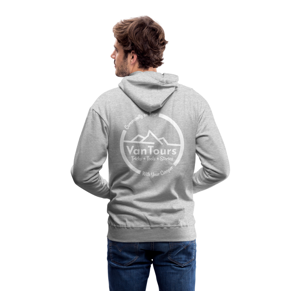 VanTours Männer Hoodie - Grau meliert