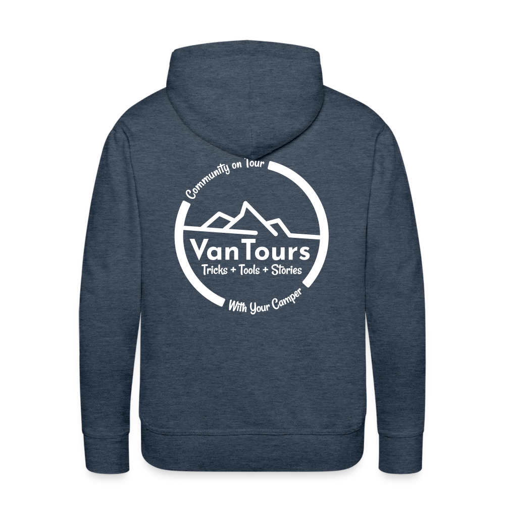 VanTours Männer Hoodie - Jeansblau