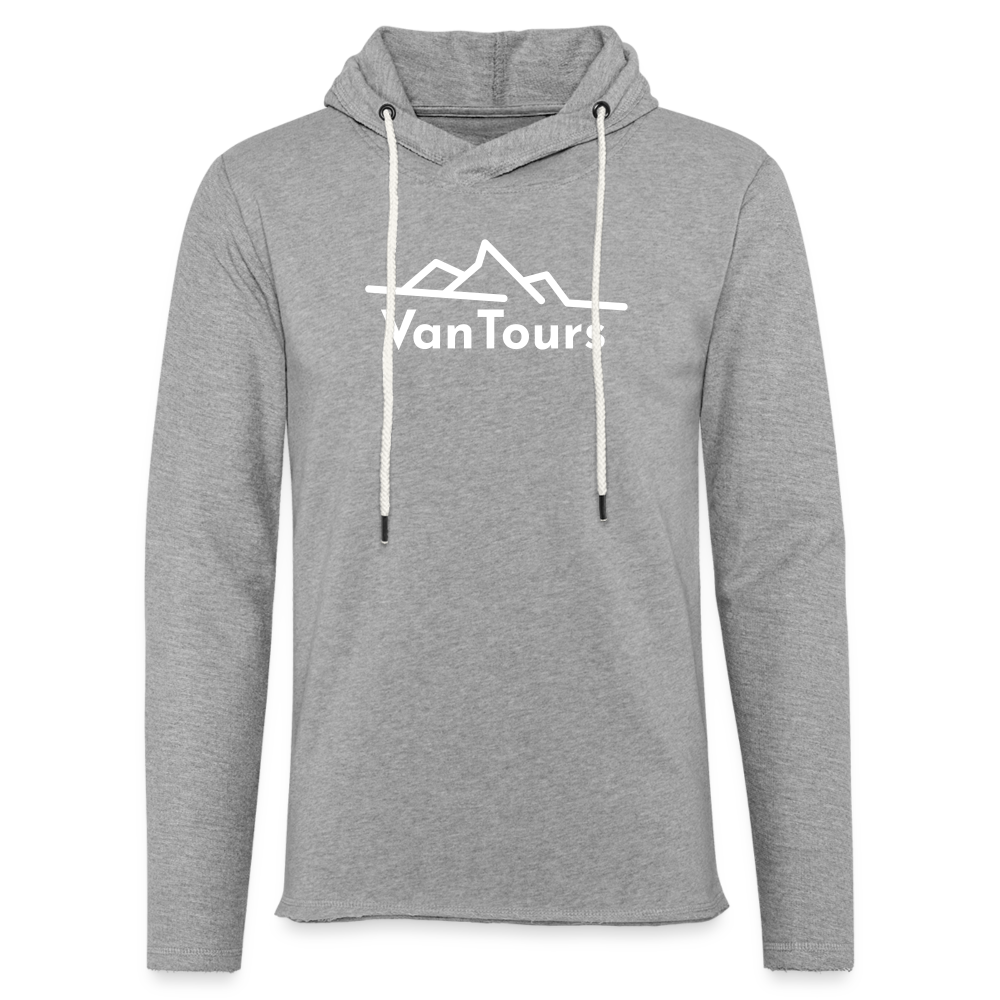 Leichtes Kapuzensweatshirt Unisex - Grau meliert