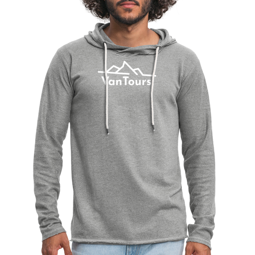 Leichtes Kapuzensweatshirt Unisex - Grau meliert